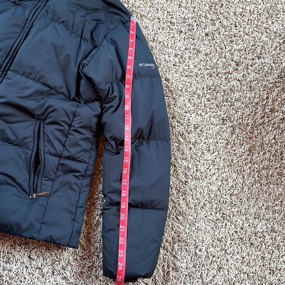 Women’s Columbia Black Down Feather Jacket Size M - Picture 8 of 9